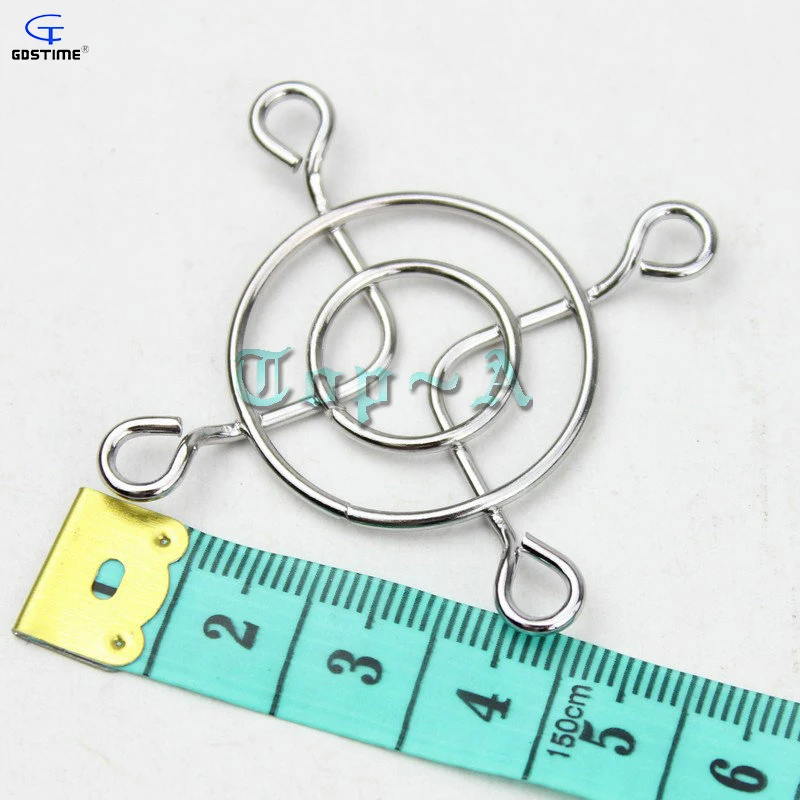 Gdstime 2 Pcs 4 Cm Ijzer Netto 40 Mm 1.57 Inch Computer Pc Case Fan Grill Protector Metal Finger Guard cover