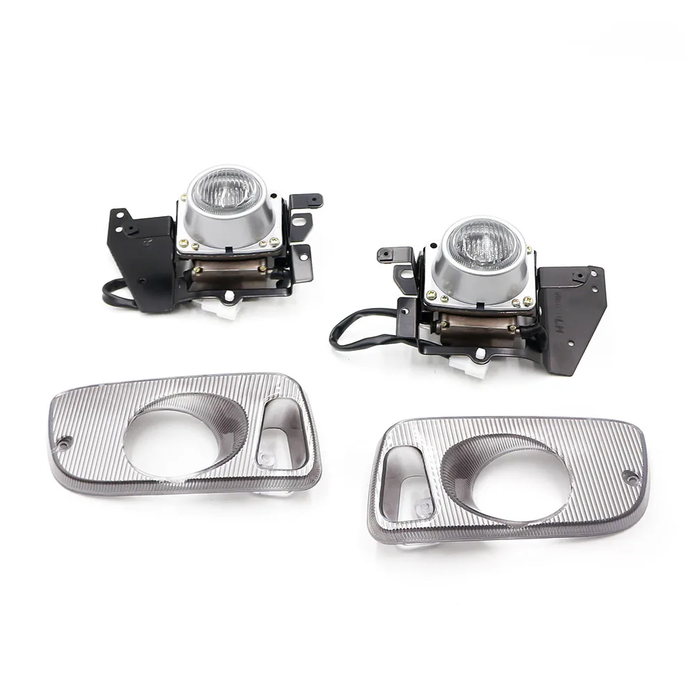 Luzes de neblina, amarelas, transparentes, para honda civic 92-95, 2/3dr, eg, carro, h3, led, farol de neblina 12v, conjunto completo