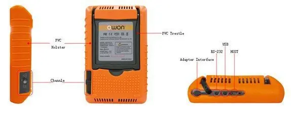 OWON Handheld double channel oscilloscope HDS2062M-N with 60 MHz bandwidth (250 MSa/s) digital multimeter