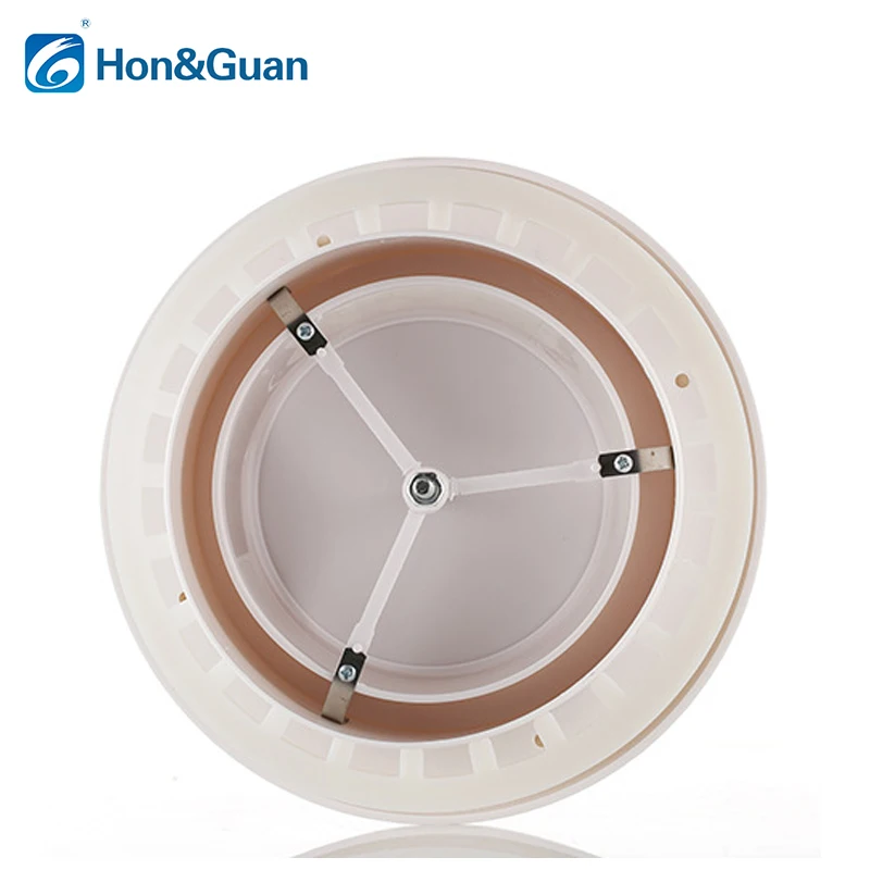 Hon&Guan Round Ceiling Air Vent Duct Fan Grill Extractor ABS Ceiling Outlet Vent/Air inlet Circular air Fan outlet