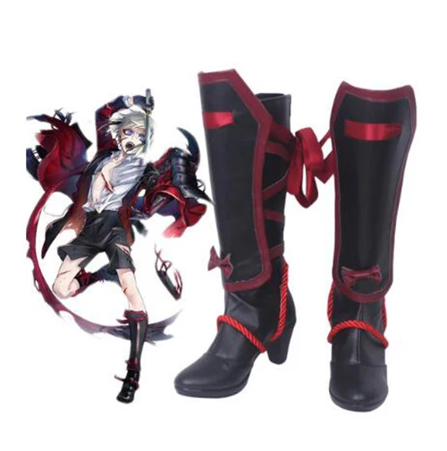 

Touken Ranbu Hyuuga Masamune Cosplay Boots Shoes Costume Accessories Halloween Party Boots for Adult Women High Heel Shoes