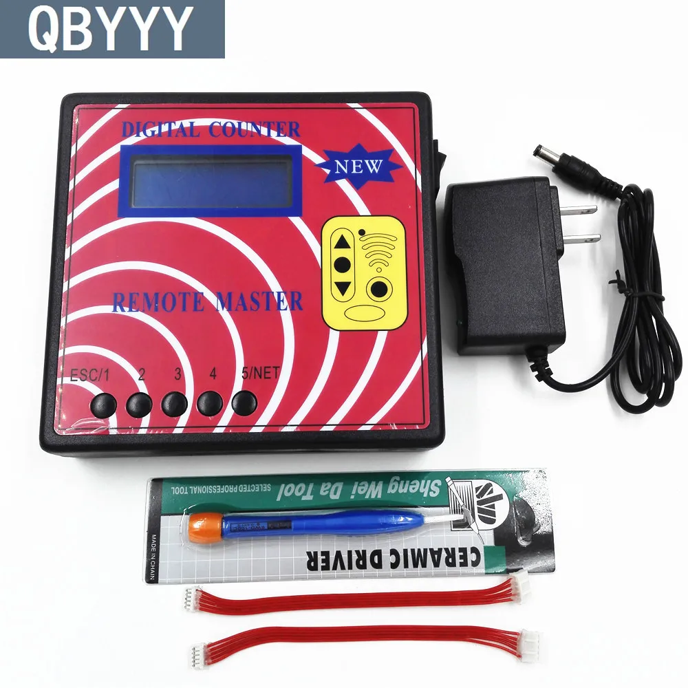 QBYYY Digital Counter Frequency Tester,Fixed/Rolling Auto Remote Copier/Master,Regenerate RF Remote Controller,Key Programmer