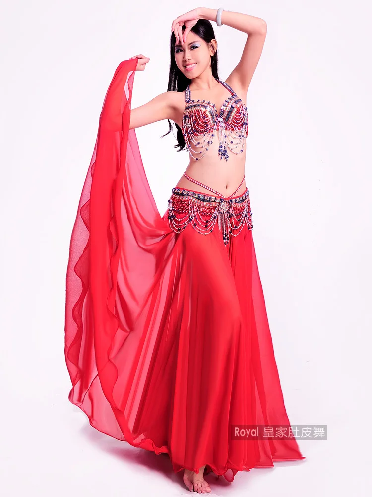 Belly dance clothe belly dance bra belt skirt belly dance costume 3pcs set belly dancer outfit women Oriental belly dance dress