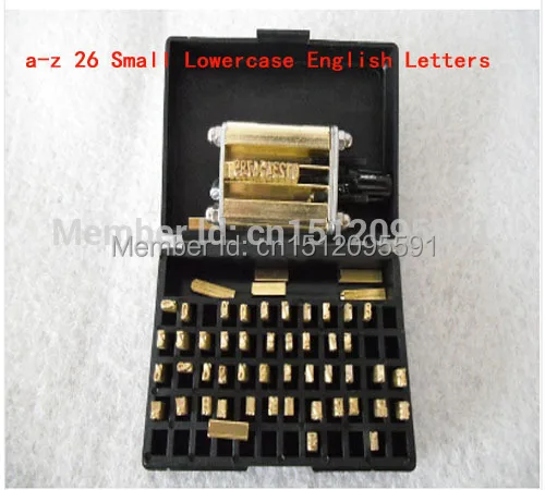 

2*4*15, English letter, font,characters for DY-8/HP-241B date coding machine, hot stamp coder, hot ink roll coder, ribbon coder