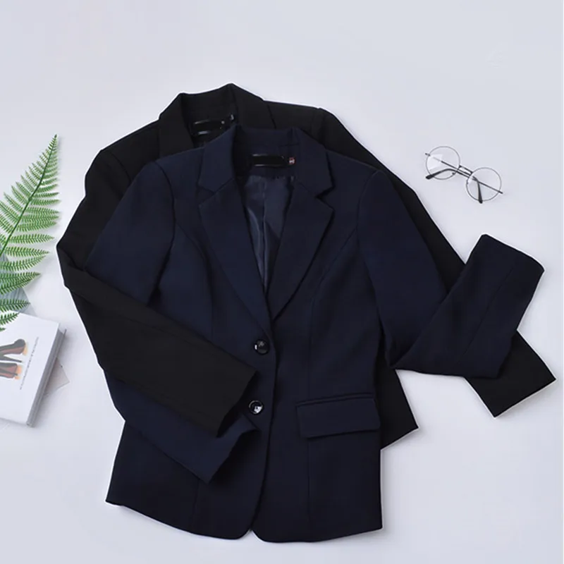 New Fashion Two Pieces Set Women Pant Suits For Office Ladies Long Sleeve Slim Blazer and Trouser Formal Clothes