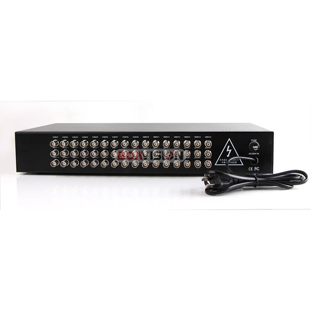 HD Video Splitter/Distributor 16 Points 32 Output,Support 720P/1080P AHD,HDCVI,HDTVI Camera BNC in&out Distance Max to 300-600M