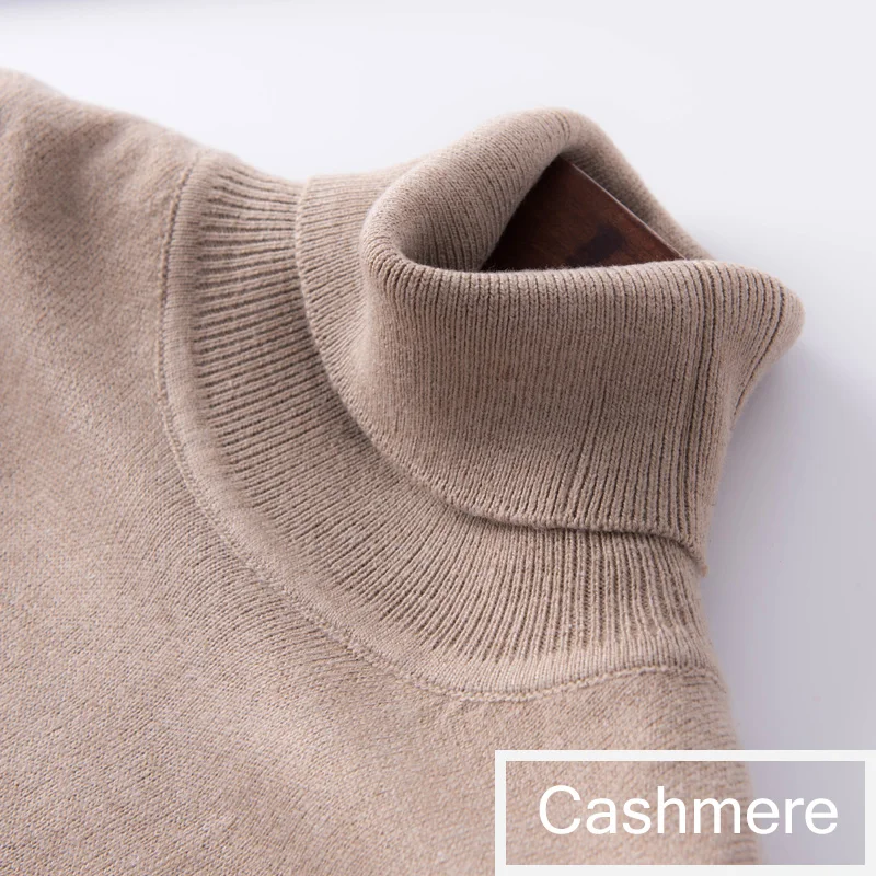 

2021 autumn winter cashmere sweater female pullover high collar turtleneck sweater women solid color lady basic sweater