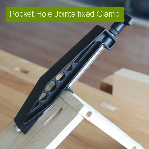 Woodworking Pocket Hole Joints fixed Clamp,Slant hole pull clip,Slant-hole drilling Accessories