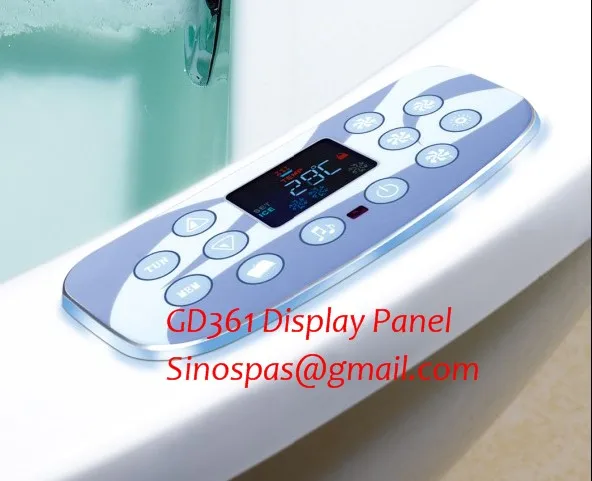 Imagem -02 - Painel de Teclado Gd361 do Controlador de Spa da Banheira Quente com Pinos