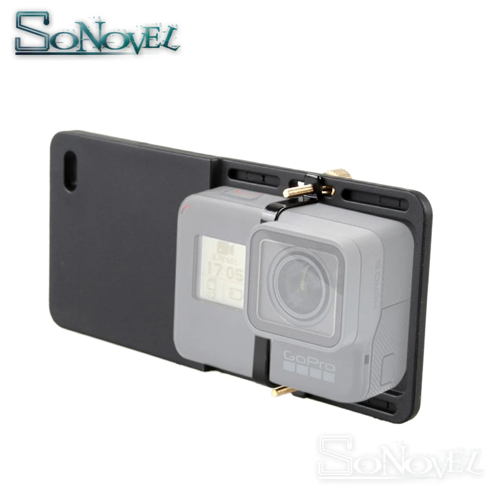 Adaptador de câmera de ação gopro, acessórios, placa de montagem de interruptor para gopro hero 6/5/4, sjcam, zhiyun smooth 4, dji osmo mobile 2 gimbal
