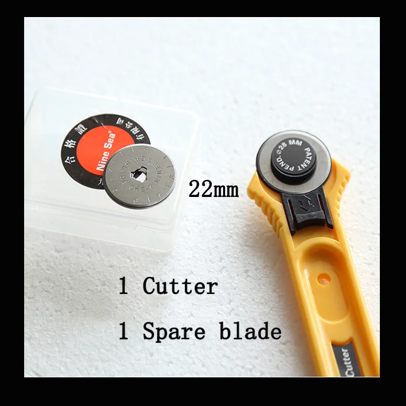28mm/45mm Rotary Cutter Lama di Taglio Mat Kit Leathercraft Strumento