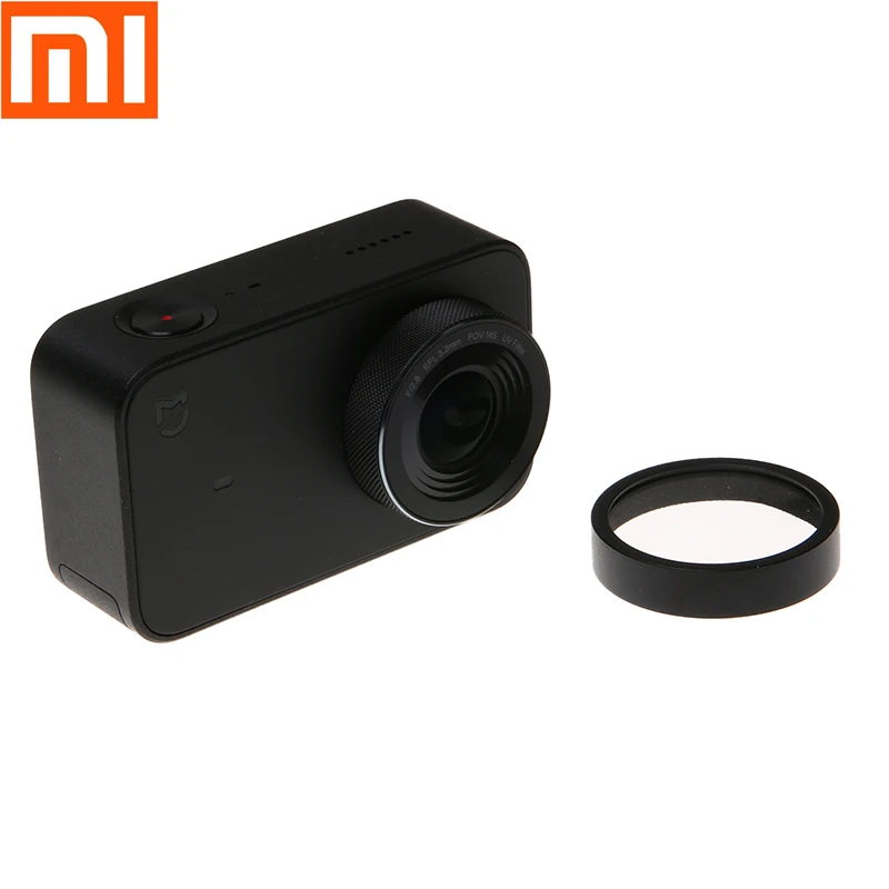 Mijia akcesoria 4K Mini kamera wodoodporna obudowa obudowa baterii osłona ramy obudowa silikonowa osłona obiektywu filtr UV Film dla Xiaomi