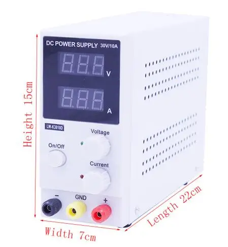 LW-K305D LW-K3010D 30V 10A LED عرض قابل للتعديل التبديل منظم DC امدادات الطاقة لأجهزة الكمبيوتر المحمول إصلاح إعادة صياغة