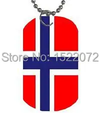 cheap custom Norway Flag Dog Tag  low price metal flag dog tag hot sales custom Printed dog license tags