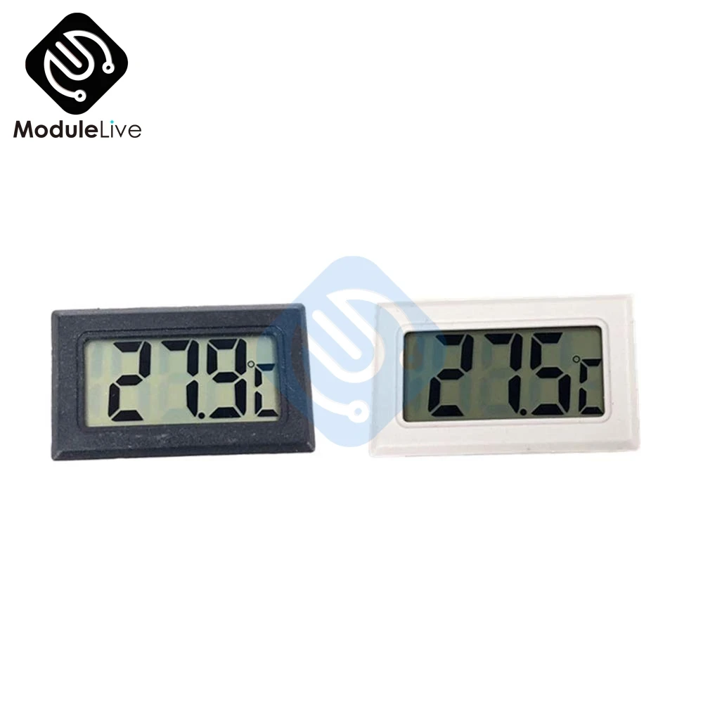 Digital LCD Embedded Electronic Thermometer for Freezer Cooler Temperature Temp Convenient for Fridge Refrigerator Thermometer