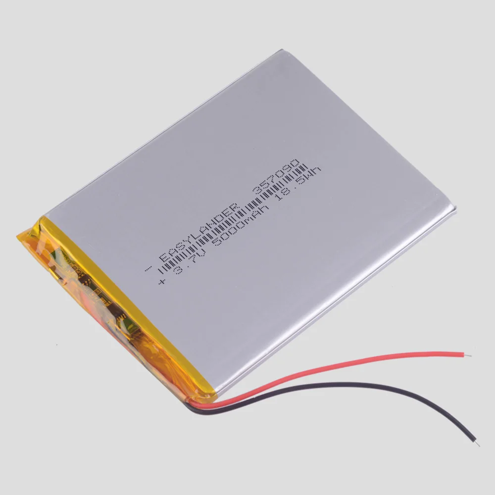 5000 mAh tablet pc battery  Li-Po Rechargeable Batteries  357090 3.7v high capacity FOR KUBI U25GT Digma Plane 7700T 4G PS1127PL