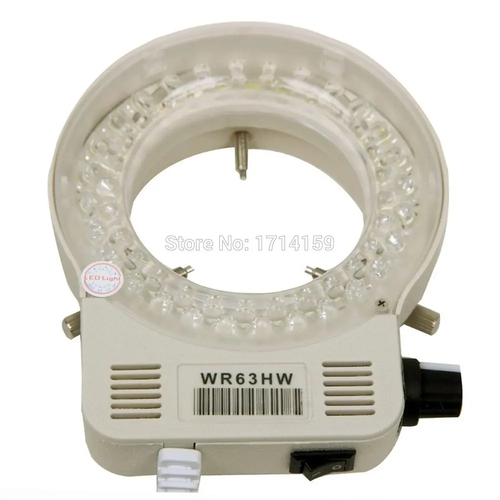 AmScope 56 LED Reinforced Microscope Ring Light with Dimmer  LED-56S-ZK