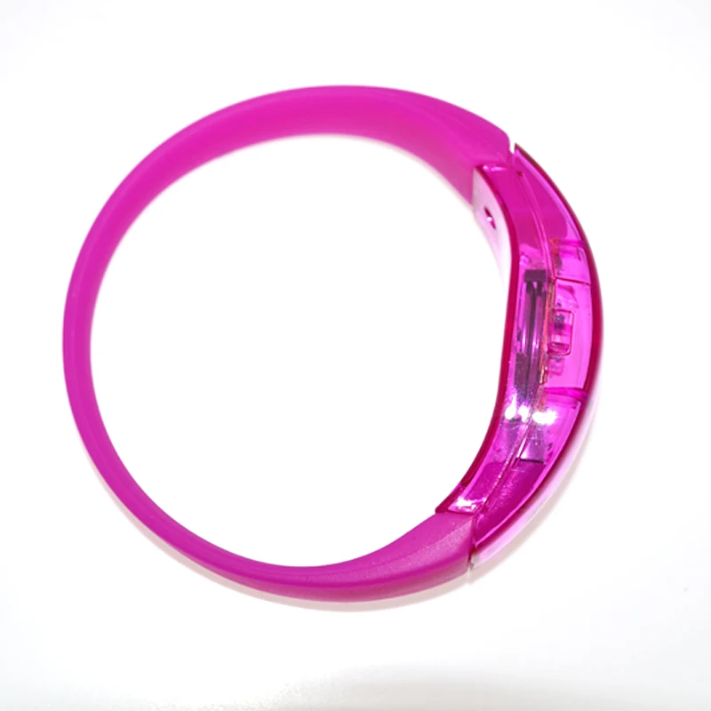 30pcs Custom LOGO Led Bracelet Sound Vibration Birthday Party Event Supplies Wedding Decor Dance Gift Supplies Glow In The Dark