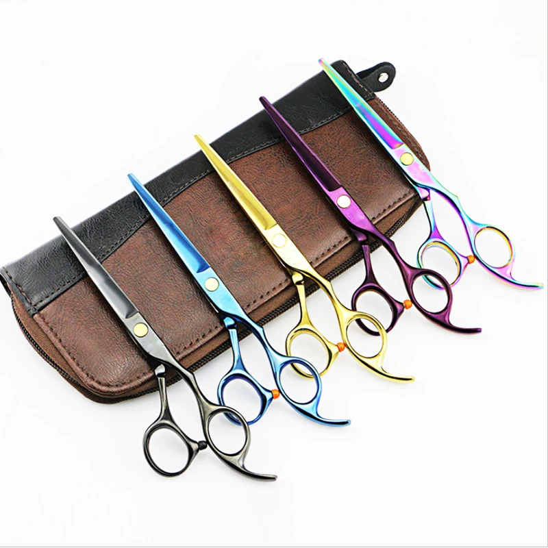 

2 Scissors+1 Bag 5.5/6 Inch High Quality Professional Hairdressing Scissors Hair Cutting Barber Shears Sets Thinning Salon