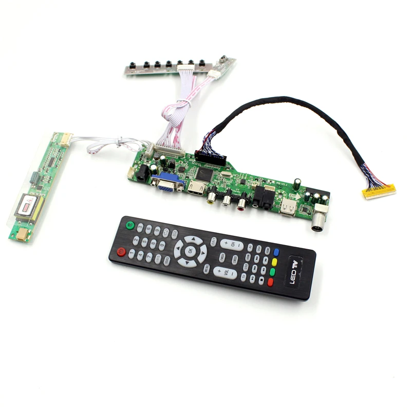 

LCD TV controller board with TV AV VGA Audio USB HDMI-Compatible for 17 inch panel 1440x900 B170PW01 V0 N170C2-L01 LTN170BT08-G