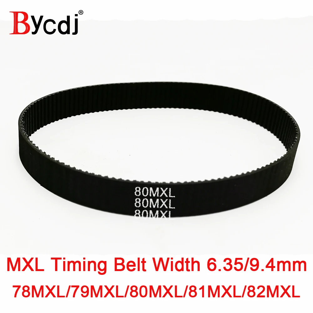 MXL Timing belt B98 B99 B100 B102 B103 MXL Teeth Width 6.4/9.4mm 2.032mm Pitch  Synchronous belt 78MXL 79MXL 80MXL 81MXL 82MXL