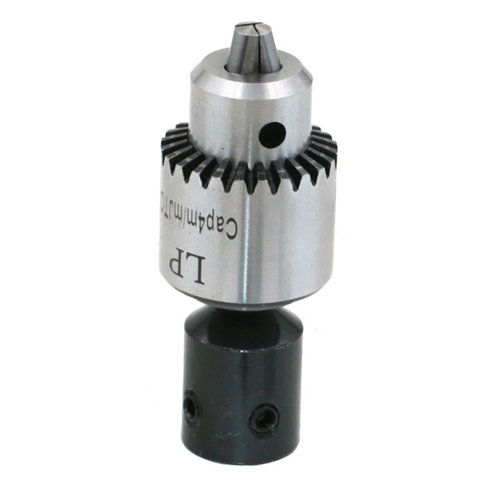 4Pcs High-Carbon Steel Miniature Motor Drill Chuck Clamping 0.3mm-4mm With Drill Chuck 5MM Clamp Connection Shaft And Wrench