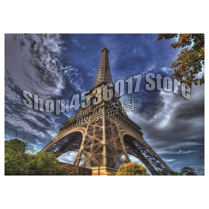 

Diamond Painting Monuments & Buildings France DIY Embroidery Full Drill Tower landscape Art Diamond Mosaic Rhinestone Decor Gift