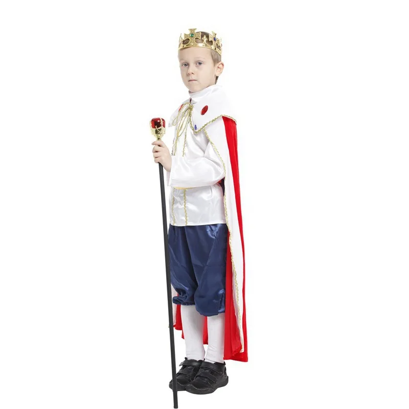 Kids Boys Arab King Prince Costume for Halloween Christmas Carnival New Year Fancy Dress Children Cosplay Clothes