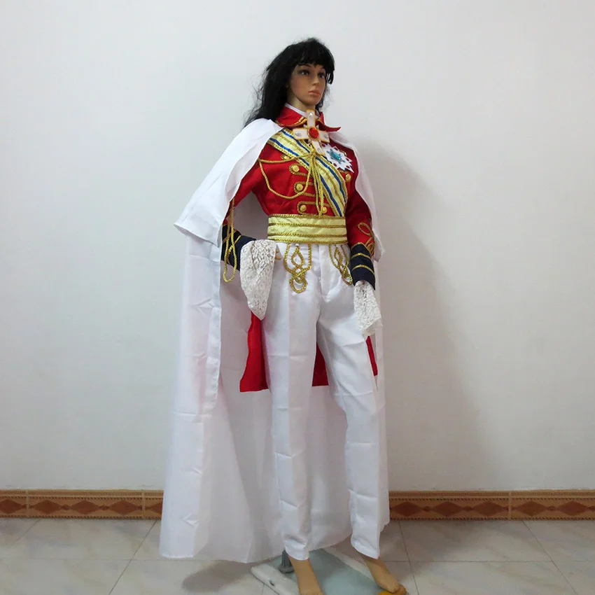 Versailles hoa hồng (Lady Oscar) Oscar Guard Đồng Phục Đội Red Cosplay Trang Phục Tùy Chỉnh Bất Kỳ Kích Thước