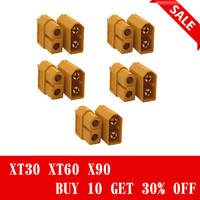 10/20pcs XT60 XT-60 XT30 XT60 T Male Female Bullet Connectors Plugs For RC Lipo Battery (5/10 pair) Wholesale