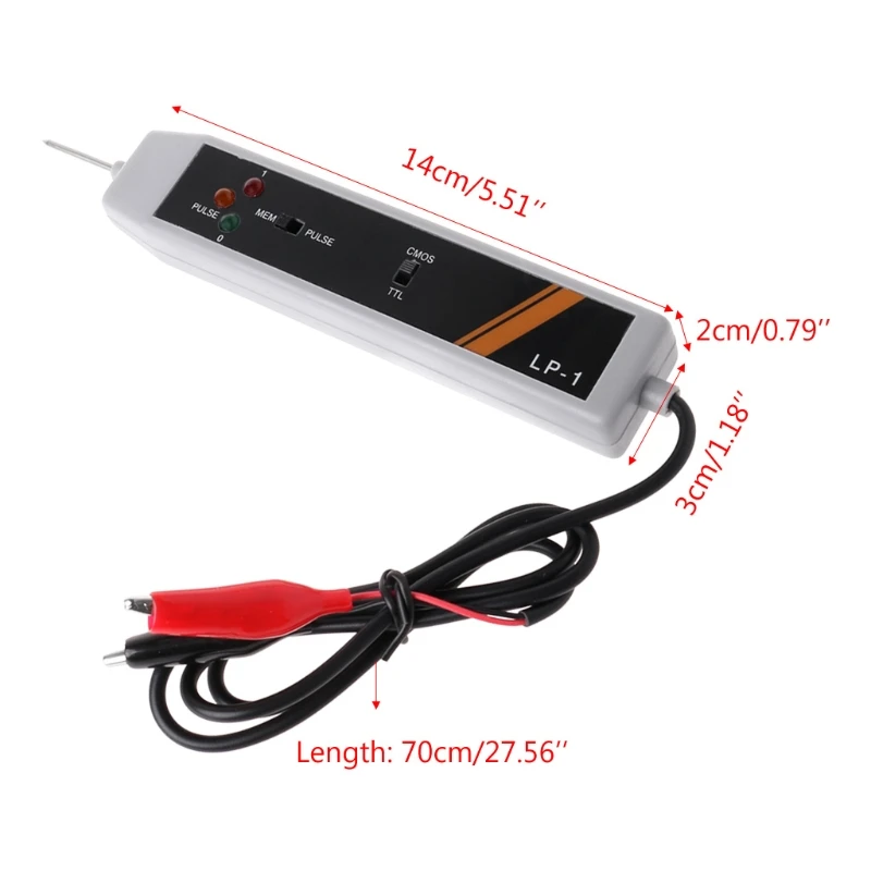 Professional  Logic Probe High Frequency Response DTL TTL CMOS Pulse Memory Logic Tester LP-1 517A