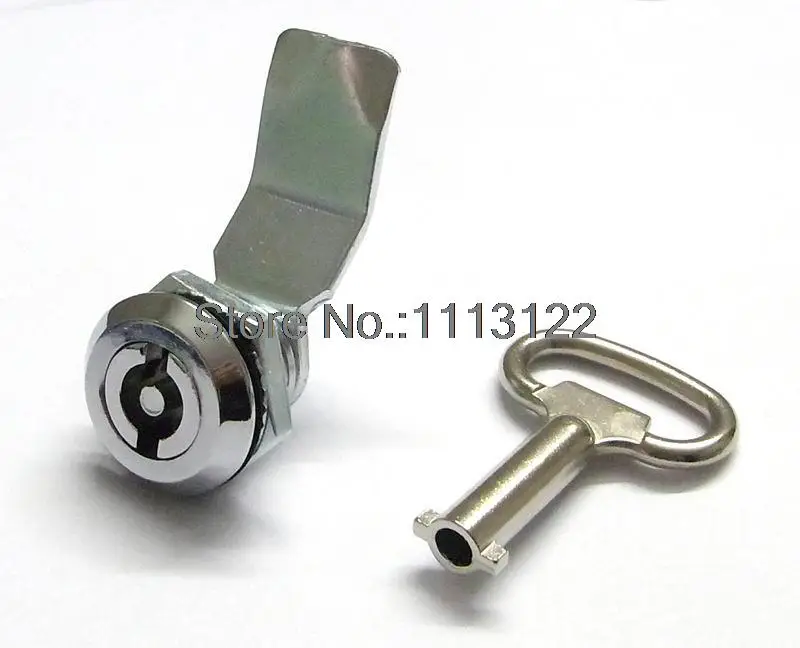 MS705 Industrial Enclosure Cam Lock Double bit key Cabinet Cam Lock one word wing Metal Box Cam Lock 1 PC