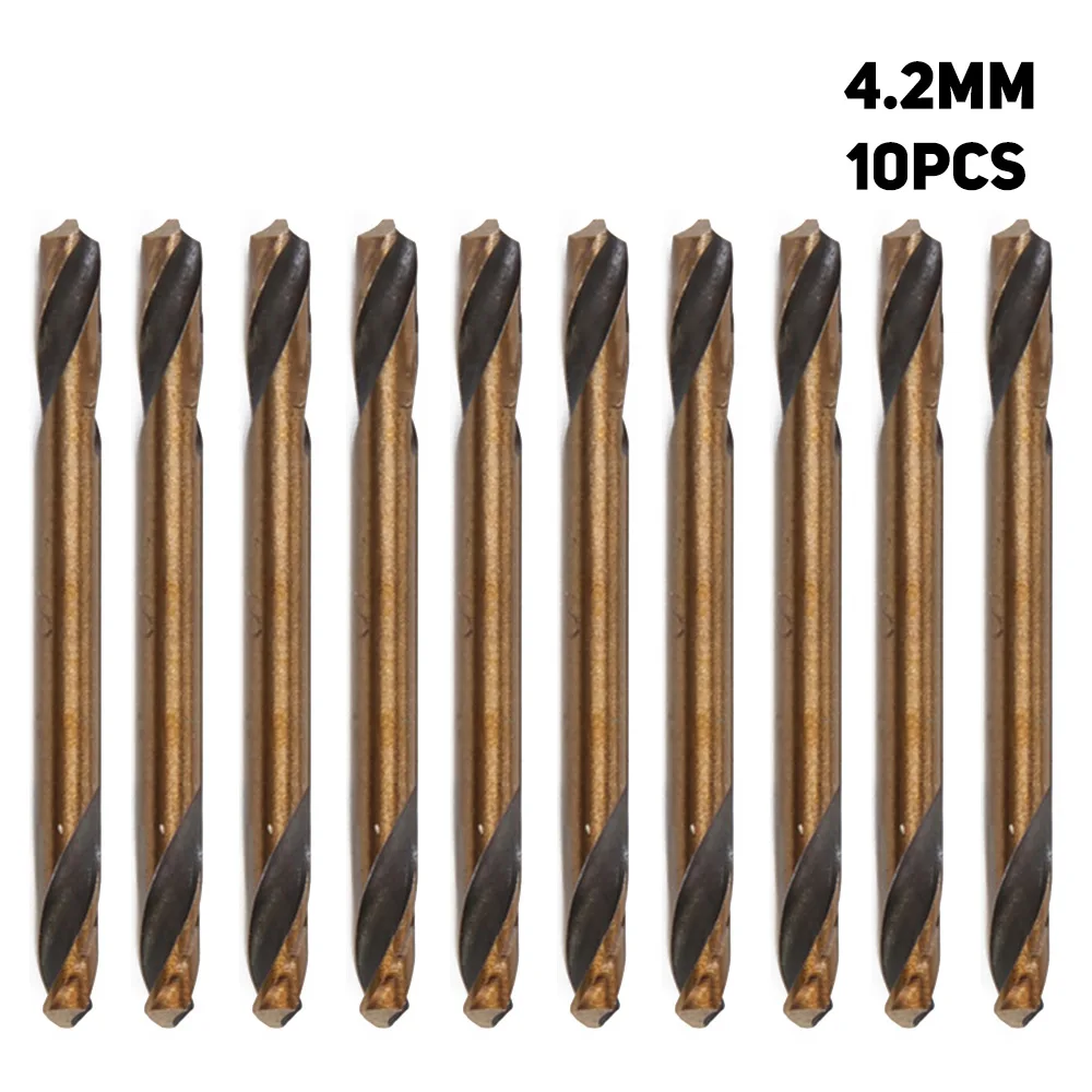 High Quality 10pcs mini 3-5.2mm Twist Drill Bit saw set Open Shallow Hole Spiral HSS cobalt Double End metal Woodworking Tools