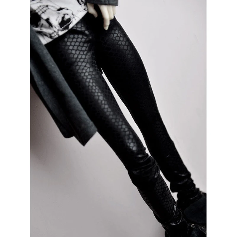 

Черные брюки BJD DOLL, леггинсы, брюки, одежда для 1/3 SD, 60 см, 24 дюйма, 1/4 17 дюймов, высота дяди MSD DK DZ AOD DD Dol