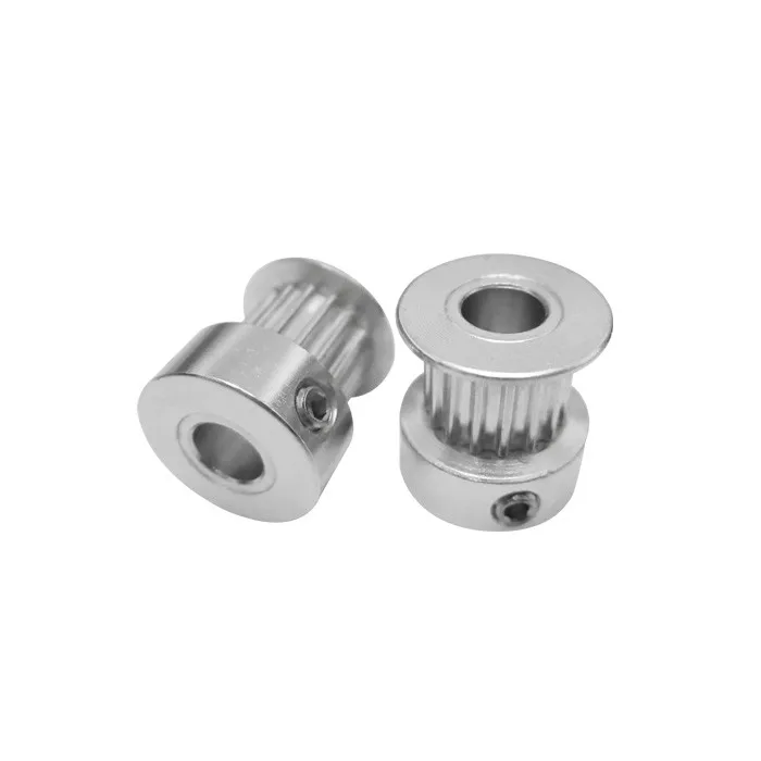 10pcs/Lot GT2 Timing Pulley 16teeth ( 16 teeth ) Alumium Bore 5mm fit for GT2 belt Width 6mm