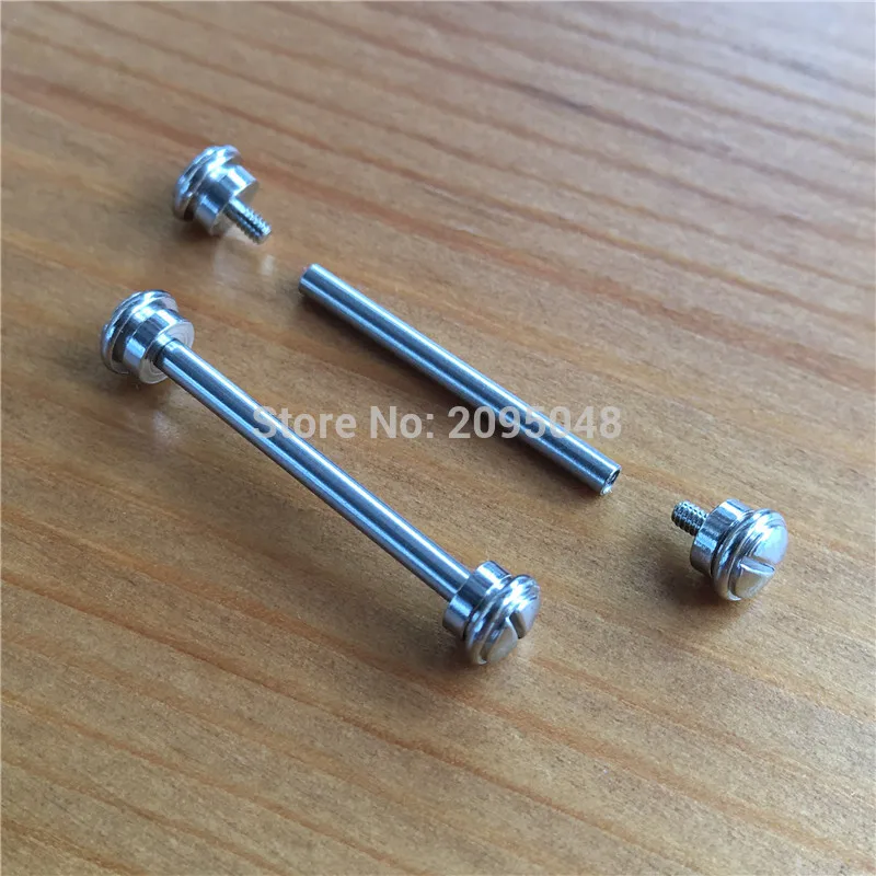 Imagem -04 - Aço Screw Tube Ear Bar para Guess Ver Gc-b1 X4400 Band