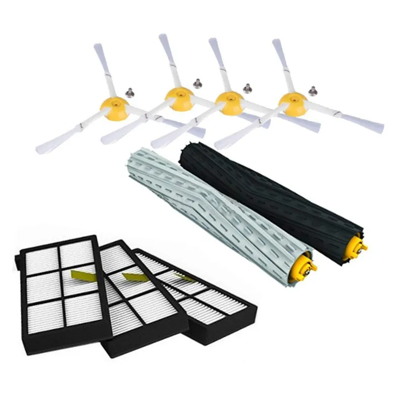 Kit de piezas para IRobot Roomba, cepillos y filtros, serie 800, 860, 865, 866, 870, 871, 880, 885, 886, 890, 900, 960, 966, 980