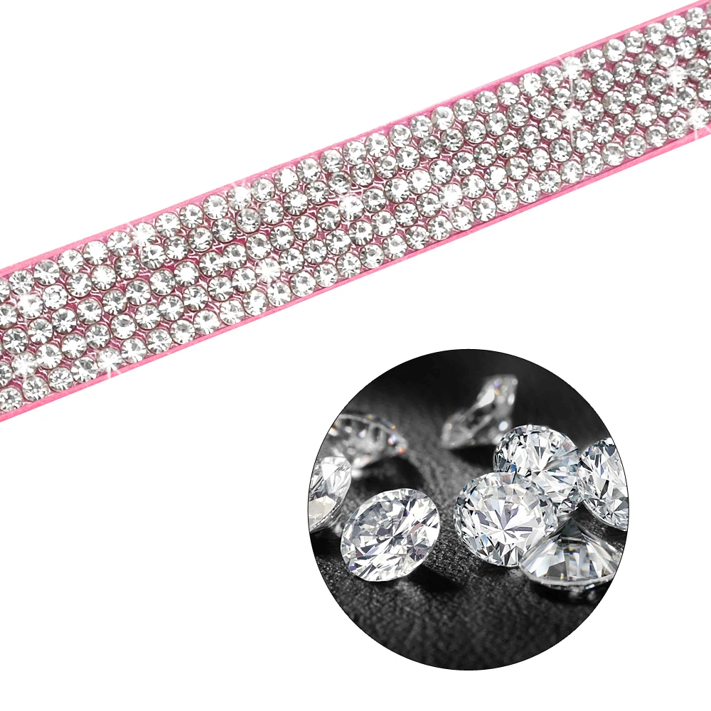 Fashion Rhinestone Dog Leash Pet Bling Shiny Cat Puppy Walking Leashes Lead For Small Dogs Cats Chihuahau Yorkshire Teddy 120cm