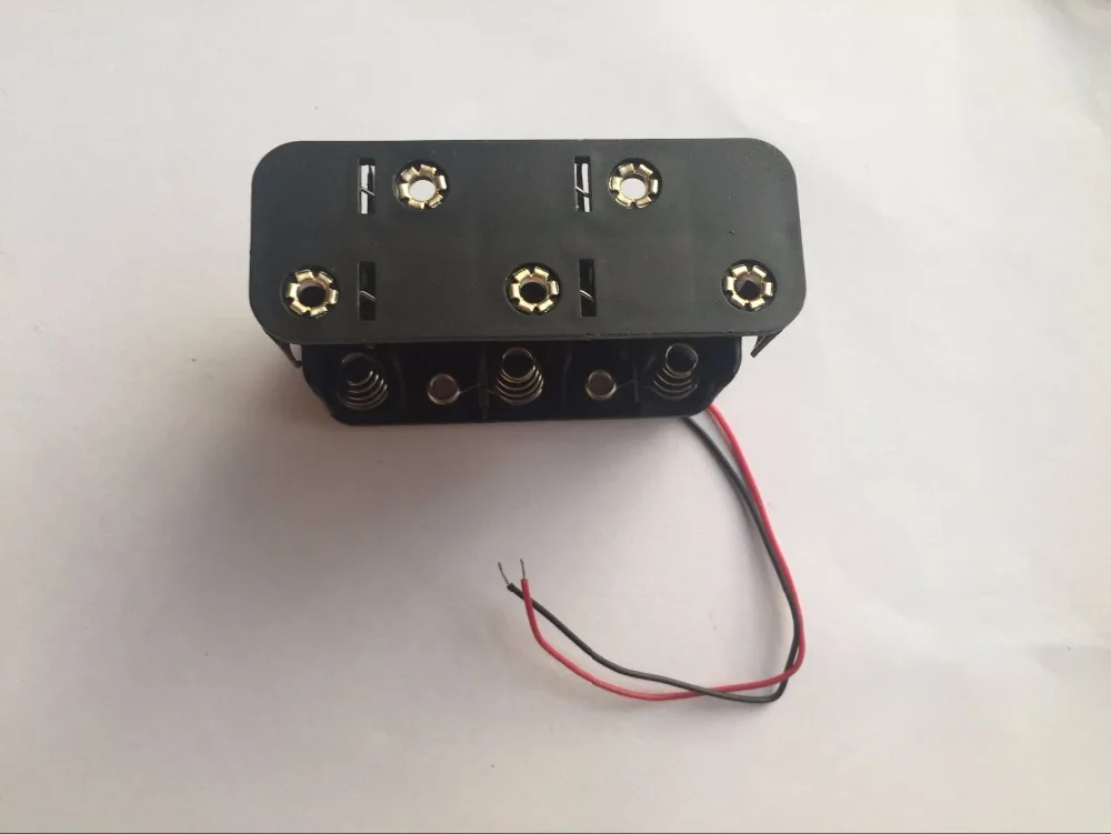 10 AA 배터리 홀더 보관함 케이스 양면 와이어 홀더, (5 개/몫)