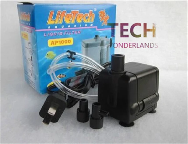 JEBO LIFETECH aquarium three in one submersible pump AP1000 AP-1000 400L pump fish water pump Change water pump