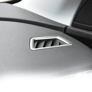 Frontklimaanlage aus rostfreiem Stahl, dekorative Abdeckung, Autostil, geeignet für 2017 Peugeot 5008 3008 GT, Accessoires 10 Hauptverkauf Air Caixa Peugeot - №3