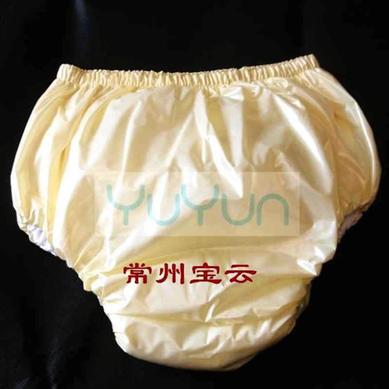 Free Shipping FUUBUU2033-YELLOW-XL free adult diapers large pvc adult diaper cloth diaper diapers for adults couche adulte abd l