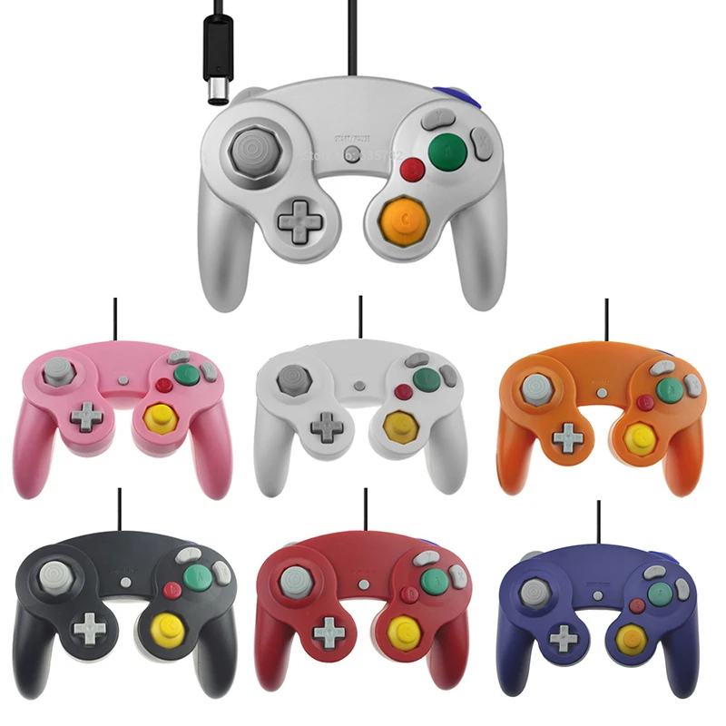 Controller GC da 1 pz per console GameCube per console Wii per controller cablato Nitendo con porta Wii GC