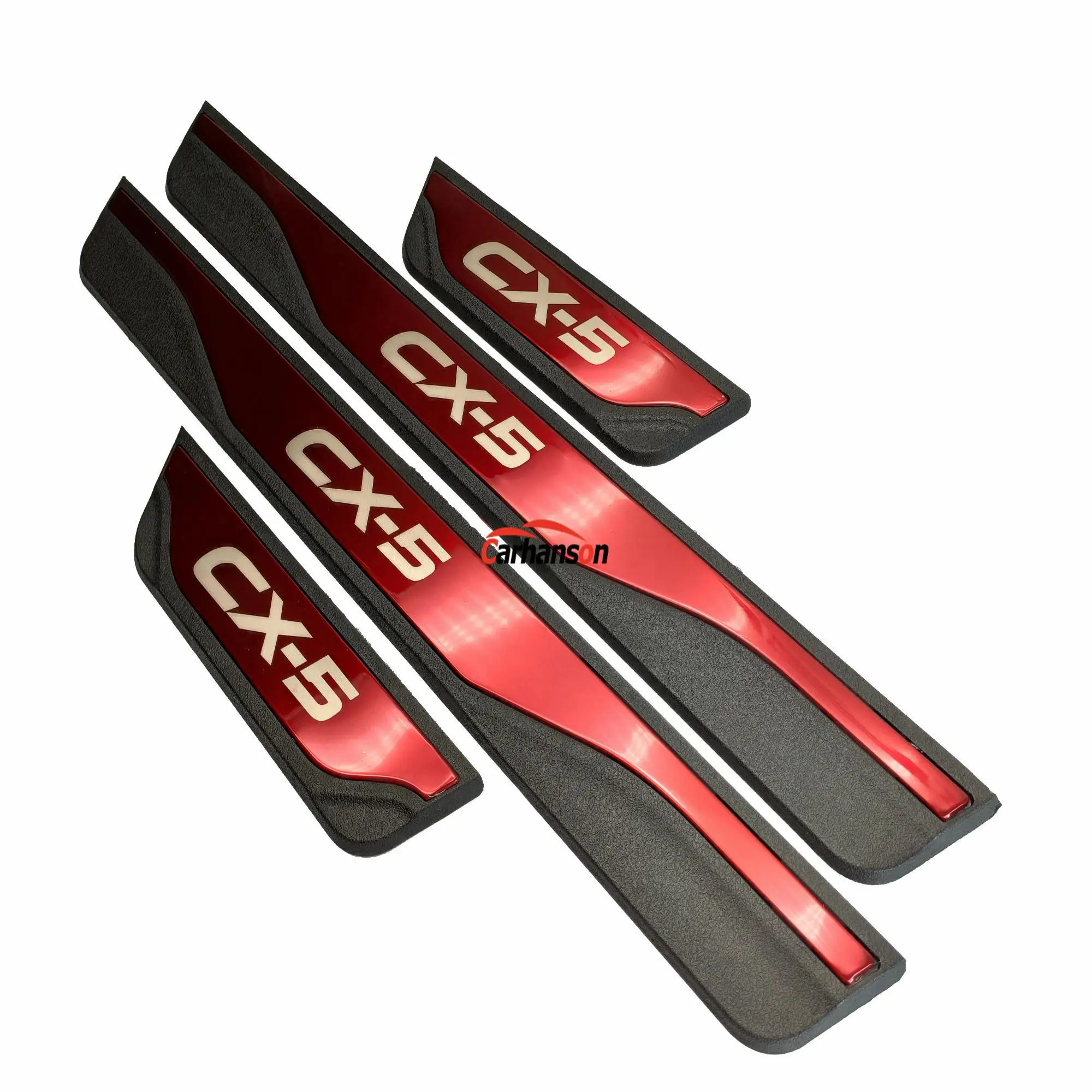 For Auto CX5 Accessories Door Sill Scuff Plate Protector Threshold Pedal Trim Cover Car Sticker 2015 2017 2018 2019 2020 2021