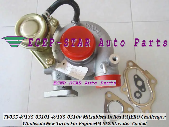 Water cooled Turbo TF035 49135-03101 49135-03100 ME201677 Turbine Turbocharger For Mitsubishi Delica PAJERO Challenger 4M40 2.8L