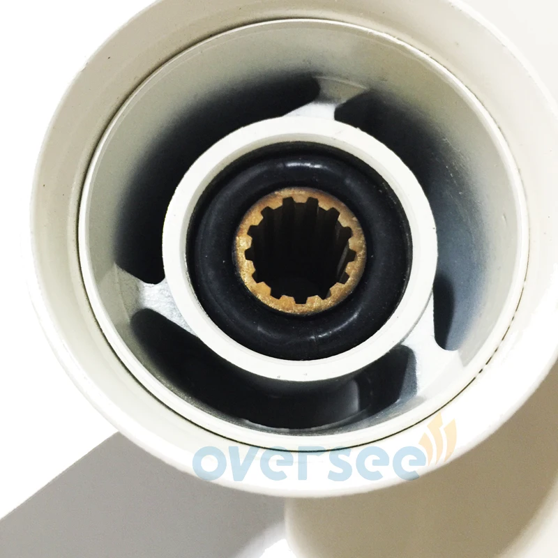 المروحة الألومنيوم OVERSEE 663-45952-02-EL 11-3/8x12-F تحل محل محرك ياماها الخارجي 0HP 50HP 663-45952-02-EL