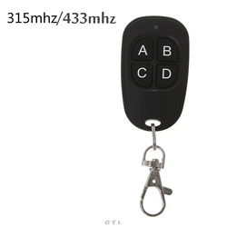 Remote Control 433MHz 315MHz Cloning Duplicator Wireless 4 Keys Universal Waterproof Handle Garage Gate Electric Door Key Fob