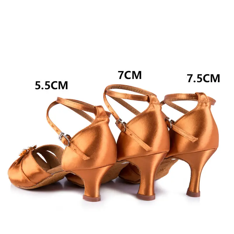 Baskets modernes de danse latine pour femme, chaussures d'aérobic de fête, salle de bal, dames, avec diamants, de haute qualité, Coupons BD 258