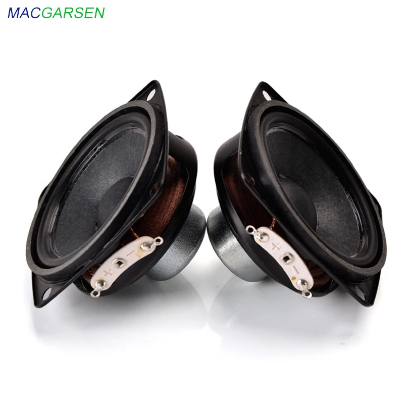 MACGARSEN 2pcs Full Range Speaker 8 ohm 10W HiFi Draagbare Luidsprekers 57mm Reparatie Soundbar Mini Luidspreker DIY bluetooth Speaker