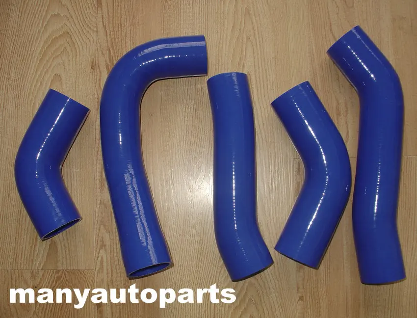 SILICONE INTERCOOLER TURBO HOSE KIT FOR TOYOTA SUPRA MK3 MA70 7MGTE BLUE